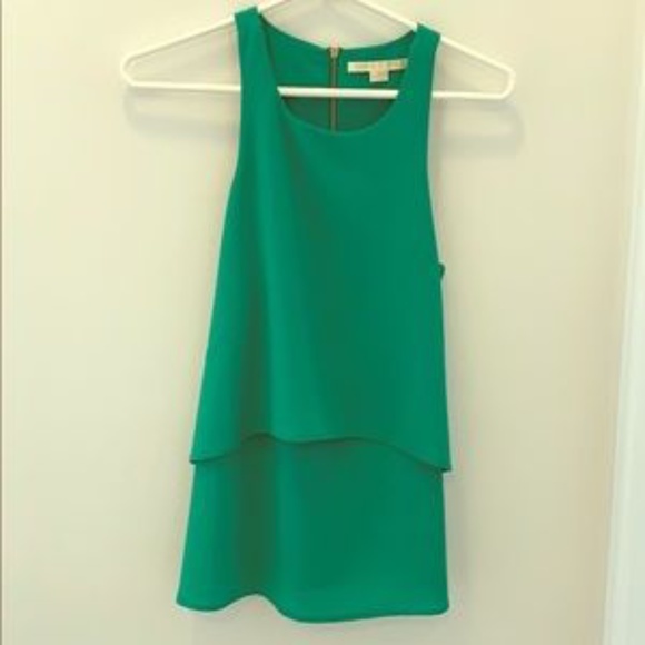 NWT! Cooper & Ella Sleeveless Layered Cami - Green - Picture 1 of 6